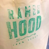 Carry out bag at Ramen Hood in Los Angeles