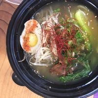 Cold & Smokey Ramen 🍜  with vegan tofu egg 🥚  at Ramen Hood in Los Angeles