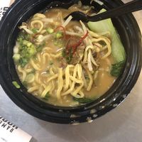 Delicious! It’s says is spicy I would say a mild-medium . at Ramen Hood in Los Angeles