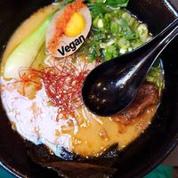 Ramen bowl at Ramen Hood in Los Angeles