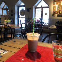 morning boost smoothie, to go at Que de Bonnes Choses in Hudson