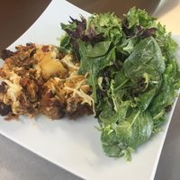 Vegan lasagna  at Big Earth Cafe in Studio City