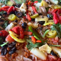 Closer image of pizza at Blaze Pizza in Jacksonville
