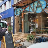 Front of the cafe at KafeNAsanat in Istanbul