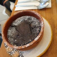 Chocolate souffle!!! at KafeNAsanat in Istanbul
