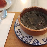 Awesome chocolate souffle at KafeNAsanat in Istanbul