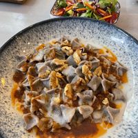Gluten free and vegan manti  at KafeNAsanat in Istanbul