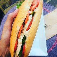 Vegan sandwich  at KafeNAsanat in Istanbul