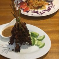 sate & spaghetti at LN Fortunate Coffee Bandung in Bandung