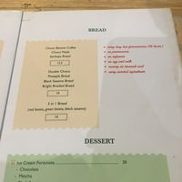 Menu at LN Fortunate Coffee Bandung in Bandung