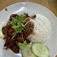 Veg char siu  #Veganuary at Destin Vegetarian in Batu Caves