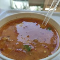 Dahl soup at Chlebíček Store in Prague