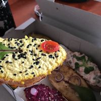 So delicious  at Chlebíček Store in Prague