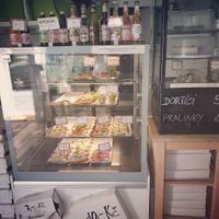 So tempting :) at Chlebíček Store in Prague