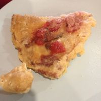 Deep fried pizza at Bliss & Chips in Newtown