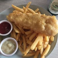 Fish and chips - Yum!!! at Bliss & Chips in Newtown