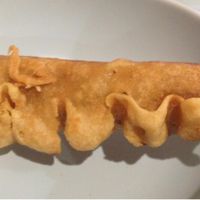 Battered sav at Bliss & Chips in Newtown