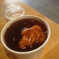 Mash and gravy  at Bliss & Chips in Newtown