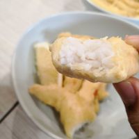 Mock fish at Bliss & Chips in Newtown