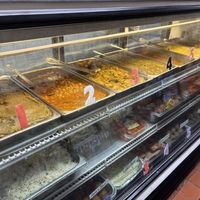 6 of 7 curries were vegan  at Punjabi Grocery & Deli in New York City