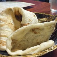 Fresh pita at Hilulim Kosher Restaurant in Caulfield North