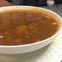 Lentil soup at Hilulim Kosher Restaurant in Caulfield North