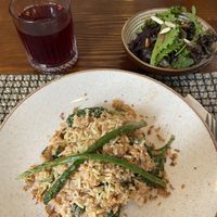 risotto at Dona Flor Cafe in Cascais