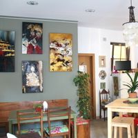 Art at Dona Flor.  at Dona Flor Cafe in Cascais