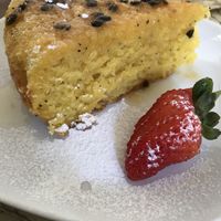 Orange & passion fruit cake  at Dona Flor Cafe in Cascais