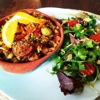 Arroz sem Pato. Delicious at Dona Flor Cafe in Cascais