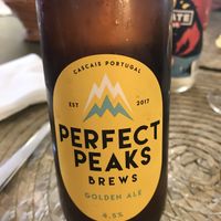 nice local beer  at Dona Flor Cafe in Cascais