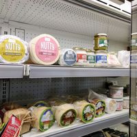 My favorite vegan cheeses at Veg & Friends  in Sant Cugat Del Valles