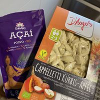 Polvo de acai y raviolis  at Veg & Friends  in Sant Cugat Del Valles