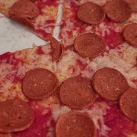 Vegan pepperoni at Famoso Neapolitan Pizzeria in Jasper