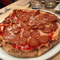 Cheese and pepperoni lovers at Famoso Neapolitan Pizzeria in Jasper