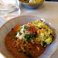 Beautiful colours and flavours and so filling. at One Bowl in Copenhagen