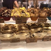 Yummy veggie/vegan cupcakes and pancakes at Fresca in Hong Kong Island