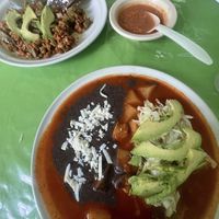 Guisado con seitan, papas  y frijoles   at Dharma in Puebla