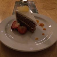 carrot cake at Natural Grocers in Boulder