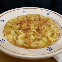 Orecchiette with potatoes at Apulia in Paris