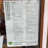 menu  at Edamame Vegan Sushi in Warsaw