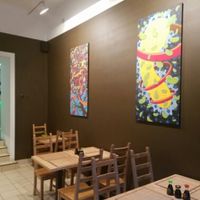 inside at Edamame Vegan Sushi in Warsaw