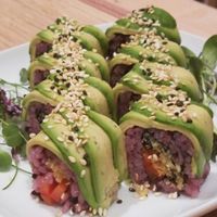 more vegan sushi at Edamame Vegan Sushi in Warsaw