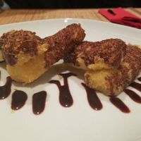 Banana Tempura Chocolate at Edamame Vegan Sushi in Warsaw
