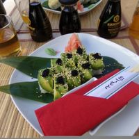 The special rolls  at Edamame Vegan Sushi in Warsaw