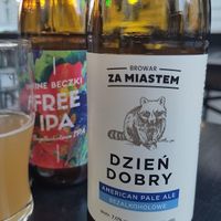 Well, hello there, beer at Edamame Vegan Sushi in Warsaw