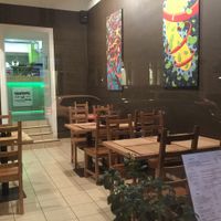 looking in  at Edamame Vegan Sushi in Warsaw