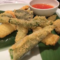 vegetable tempura  at Edamame Vegan Sushi in Warsaw