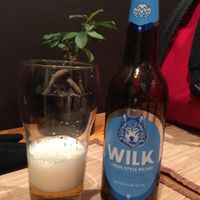 beer at Edamame Vegan Sushi in Warsaw