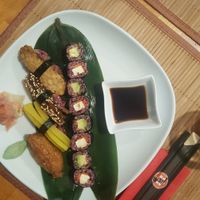 Mix set at Edamame Vegan Sushi in Warsaw